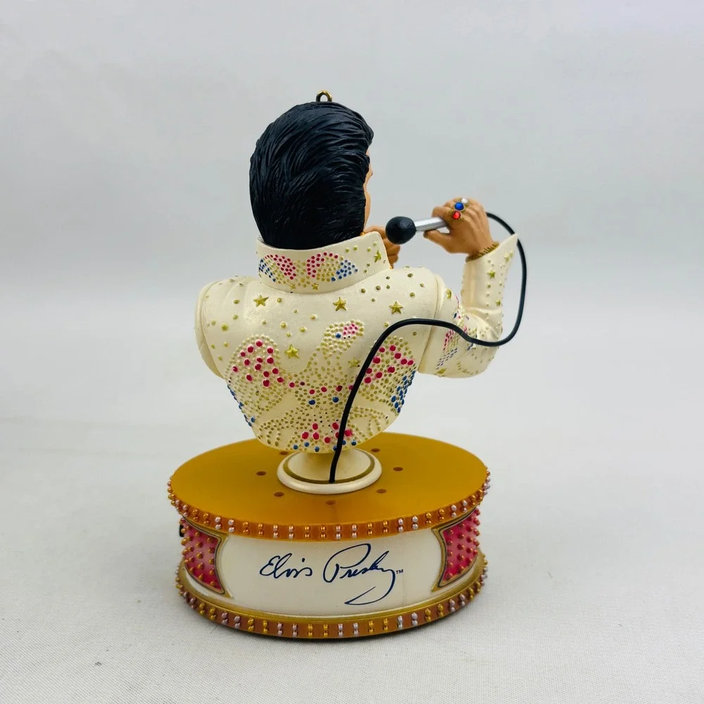 Carlton Cards Elvis American Eagle Jumpsuit Musical‎ Ornament Suspicious Minds